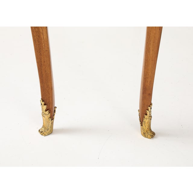 1940's French Burl-wood Tall Bar Cabinet For Sale - Image 4 of 12