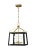 Traditional Chapman & Myers by Visual Comfort Studio Carlow Medium Lantern, Midnight Black For Sale - Image 3 of 3