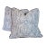 Lee Jofa Drayton Pillows in Indigo- 20" Pair For Sale