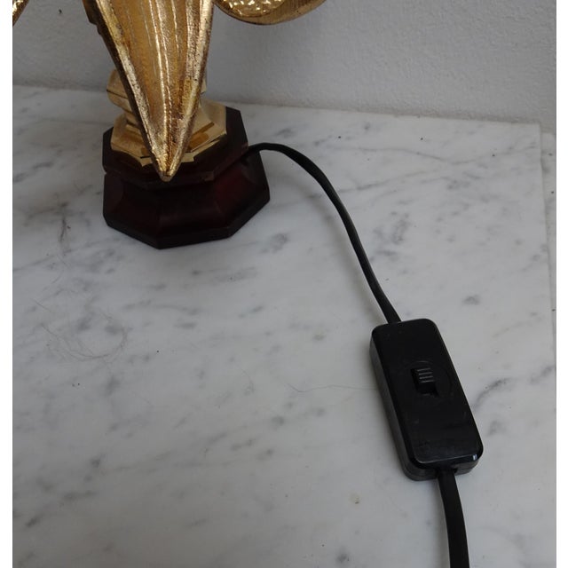 Gilded Bronze Table Lamps from Maison Jansen, 1970s, Set of 2 For Sale - Image 17 of 18