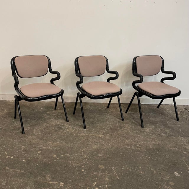 Late 20th Century One “Vertabra” Arm Chair by Giancarlo Piretti Italian Post Modern Design For Sale - Image 5 of 12