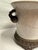 Cream Vintage Hollywood Regency Crackle Cachepot With Pomegranate Handles For Sale - Image 8 of 12