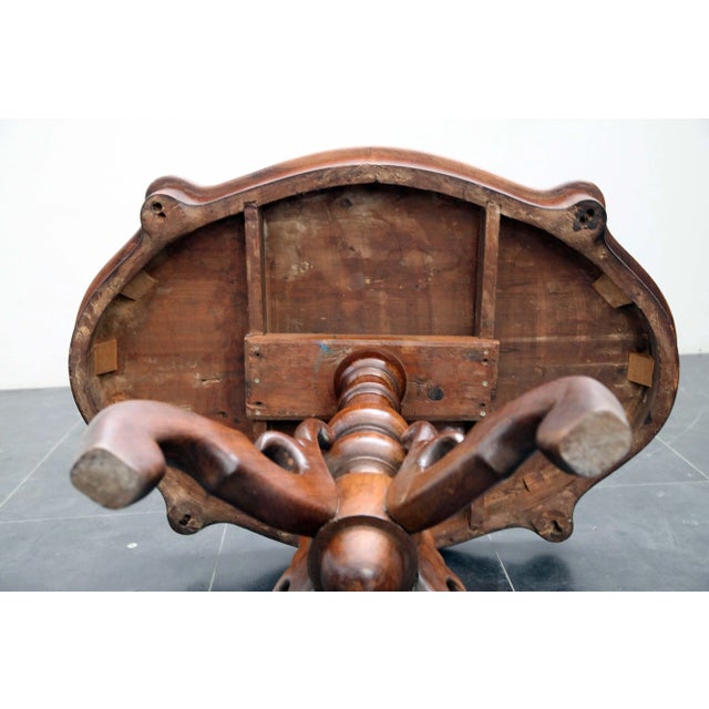 Carlo X Cherry Wood Table, 1850s For Sale - Image 4 of 6