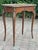1860 French Artisan Louis XV Brown Marquetry Center Table-1 Pc For Sale - Image 16 of 17