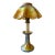 1900s Louis Comfort Tiffany Favrile Glass Candle Lamp Signed 12” Tall Beautiful Condition For Sale