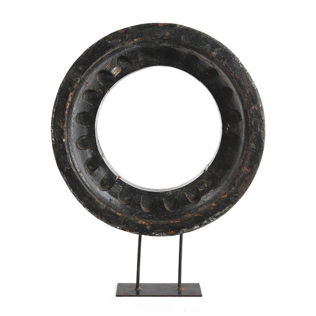 Industrial Industrial Iron Sculpture For Sale - Image 3 of 3