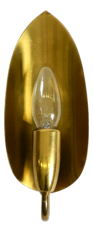 Mid-Century Modern Cone Wall Lamp in Brass, 1950s