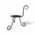 Black Vintage Forged Wrought Iron Candle Stand Holders- A Pair For Sale - Image 8 of 12