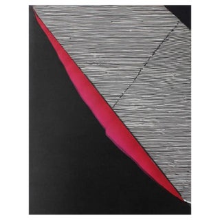 Richard Gieryszewski, Two Triangles, 1997, Linocut & Woodblock Print & Paper For Sale