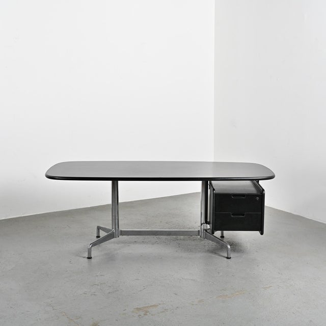 Black Desk by Giancarlo Piretti for Castelli, Italy, 1970 For Sale - Image 10 of 10