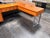 Contemporary Inbox Zero Furniture Nusaiba L-Shaped Lift-Top Cane Executive Desk For Sale - Image 3 of 12