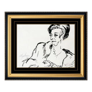1960s Crockford's Club - Gambling Patron, LeRoy Neiman For Sale