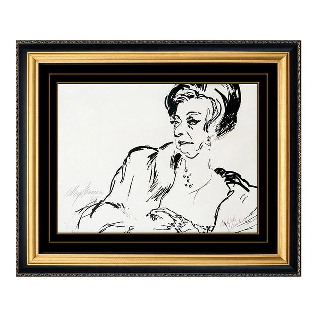 1960s Crockford's Club - Gambling Patron, LeRoy Neiman For Sale