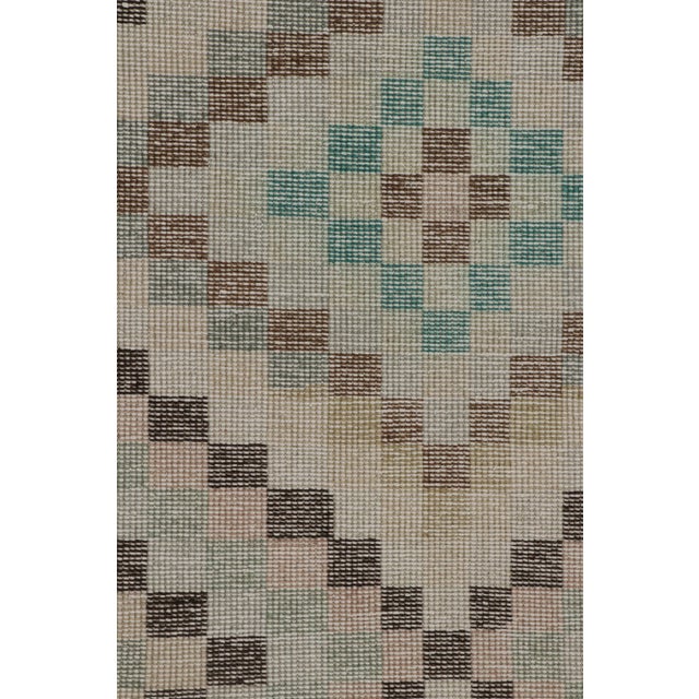 Vintage Zeki Müren Runner Rug, With Geometric Patterns, From Rug & Kilim For Sale In New York - Image 6 of 7