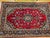 Textile Vintage Persian Kashan Rug, Hand-Knotted Wool, Floral Pattern, Red & Navy, 4x6 For Sale - Image 7 of 17