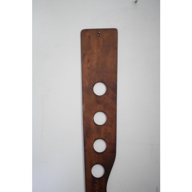 Nice vintage wooden 8-hole sock stretcher, sock dryer. Measures approximately 29" high and 10" wide. These wooden dryers...