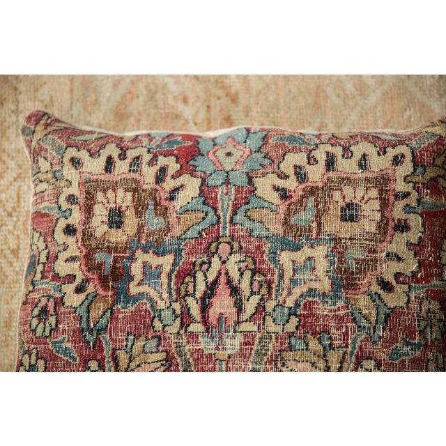 2020s Vintage Meshed Rug Fragment Pillow For Sale - Image 5 of 11