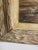 Large Vintage Southwestern Desert Oil Painting | Rustic Wooden Frame For Sale - Image 14 of 14