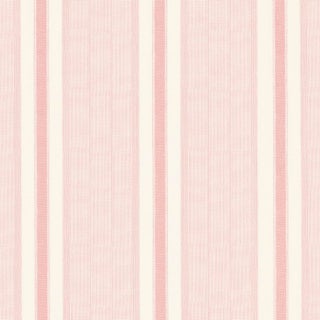 SAMPLE - Schumacher X A Rum Fellow Ipala Stripe Wallpaper In Blush For Sale