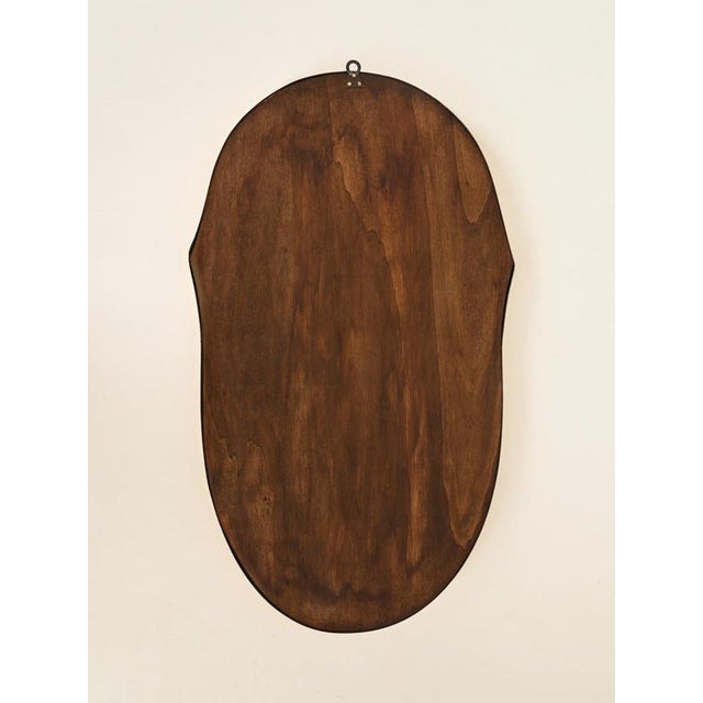 Gold Italian Organic Brass Mirror attributed to Gio Ponti, Italy, 1950s For Sale - Image 8 of 13