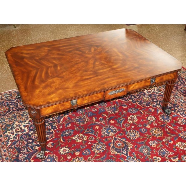 Traditional Theodore Alexander Althorp Mahogany Regency Style Cocktail Coffee Table For Sale - Image 3 of 14