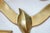 Metal 970s Mid-Century Modern Brass Flying Seagulls Wall Sculptures - Set of 3 For Sale - Image 7 of 12
