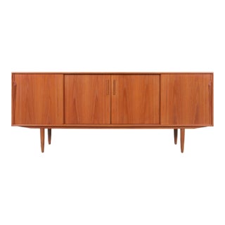 Danish Modern Teak Credenza by Axel Christensen for Aco Mobler, 1960s For Sale