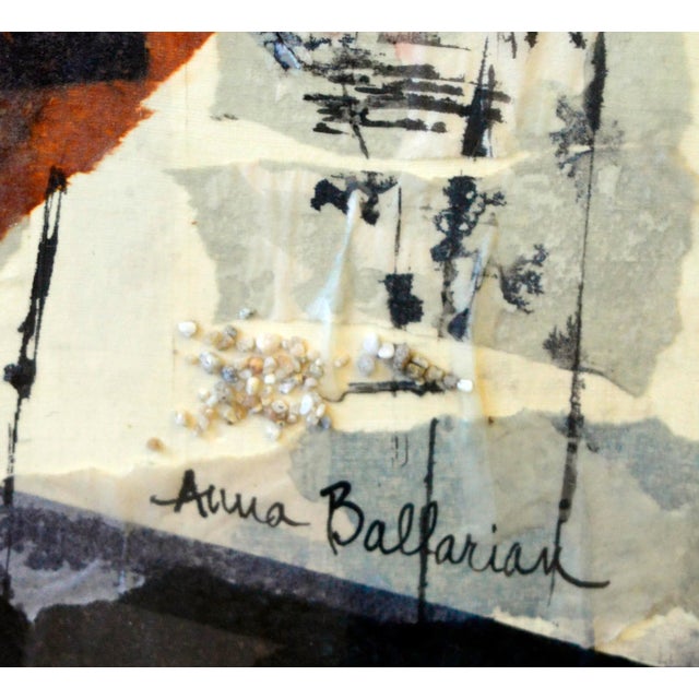 1950s Mid Century Apple Abstracted Still Life by Anna Ballarian For Sale - Image 5 of 6