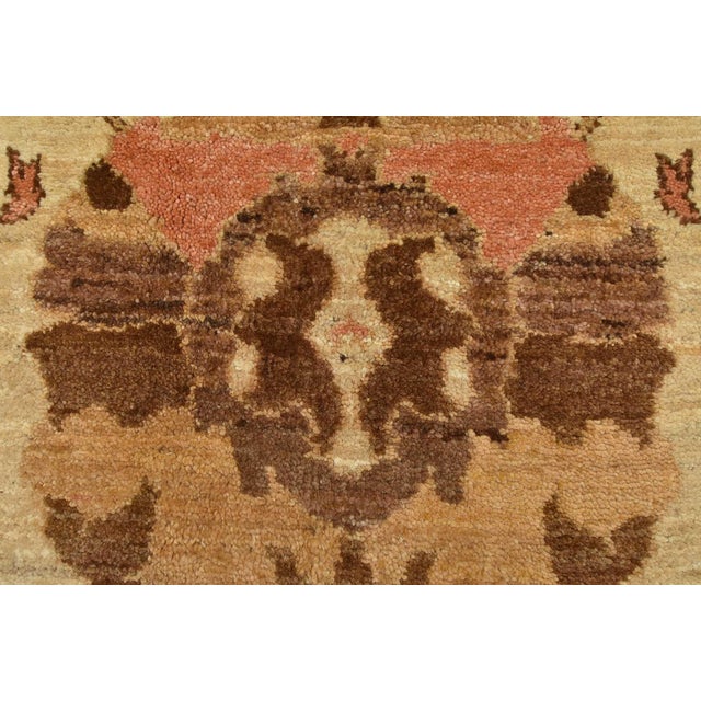 Ziegler Rug 8'11'' X 12'1'' Beige Wool Traditional Hand-Knotted Oriental Carpet For Sale - Image 9 of 12
