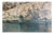 Ferran Martí, Rocky Coastline & Shimmering Water, Oil on Canvas For Sale