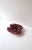 Seguso Italian Murano Art Glass Bowl Red Burgundy, Circa Mid-20th C For Sale - Image 4 of 14