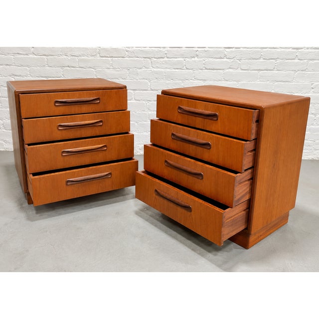 Pair of Teak Mid Century Modern Dresser by G-Plan, C. 1960's For Sale In New York - Image 6 of 13
