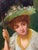 Victorian 19th Century Oil Portrait of an Elegant Victorian Lady With Red Parasol, Signed by William Oliver (1823–1901) Gilt Framed For Sale - Image 3 of 18
