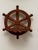 Traditional Vintage Nautical/Coastal Solid Wood Ship Wheel Wall Shelves, a Pair For Sale - Image 3 of 9