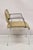 Mid-Century Modern Vintage Sculpted Chrome Frame Post Mid Century Modern Office Arm Chair For Sale - Image 3 of 12