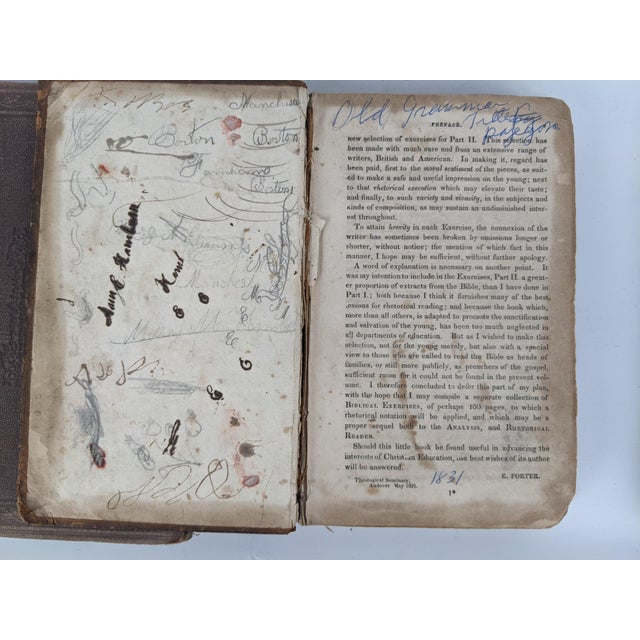 Antique American School Books, 1831–1876, Set of 4 For Sale - Image 18 of 18