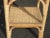 1970's Vintage Wicker Stool Bench French Country Style For Sale - Image 10 of 11