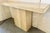 Contemporary Italian Minimalist Travertine Console Table For Sale - Image 3 of 8