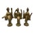 Mid Century Modern Iron Geisha Girl Dancing Figures For Sale