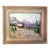 1970’s Original Wildflowers & Mountains Folk Art Landscape Painting For Sale