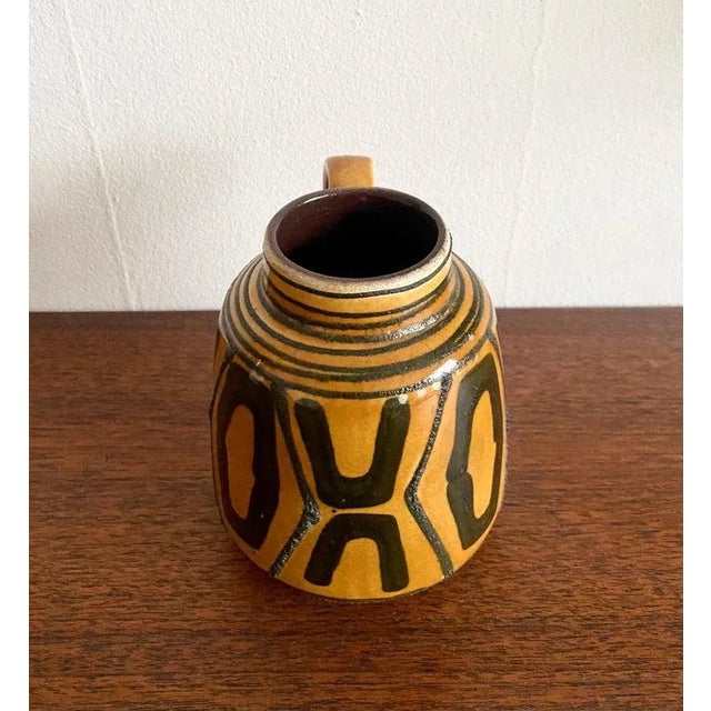 Mid-Century Modern West German Ceramic 1535-13 Vase or Jug For Sale - Image 3 of 6