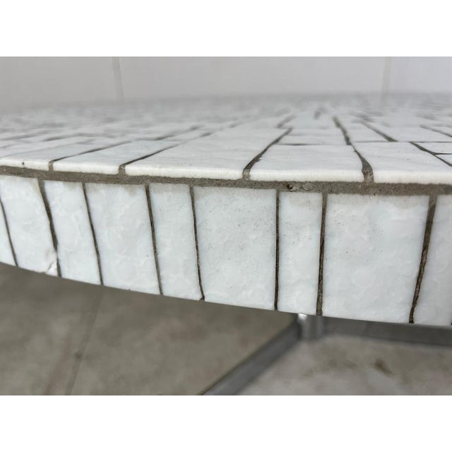Vintage Ceramic Mosaic Coffee Table attributed to Heins Lilienthal, 1960s For Sale - Image 6 of 12