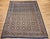 Textile Vintage Tabriz Rug, Hand-Knotted Wool, Allover Geometric Pattern, Navy & Tan, 9x11 For Sale - Image 7 of 15