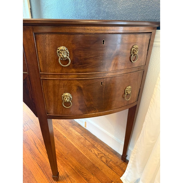 Vintage Mahogany Beacon Hill Collection - Demilune Cabinet - Sideboard For Sale - Image 10 of 12