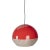 Plastic Space Age Pendant Lamp in Red Plastic For Sale - Image 7 of 7