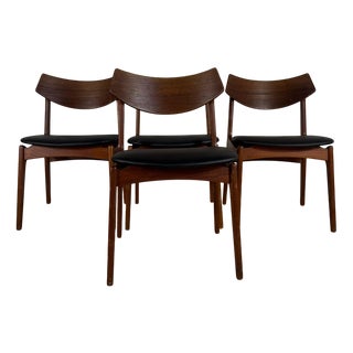 Vintage Teak Chairs from Funder-Schmidt & Madsen, 1960s, Set of 4 For Sale