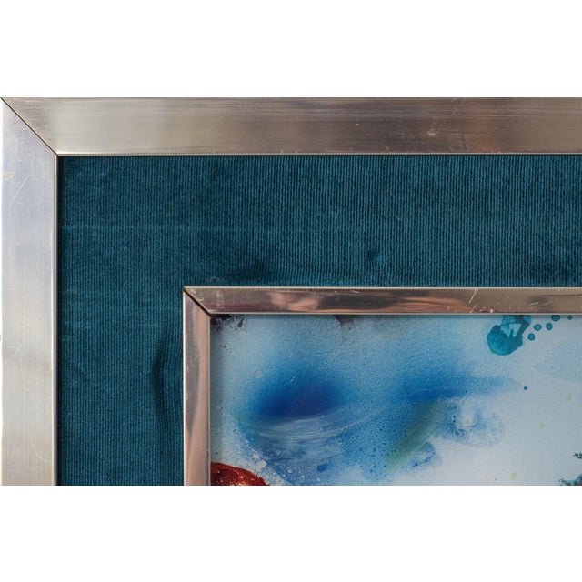 Pablo Sumbhu, Mermaid & Abstract Composition, 1970, Watercolors, Set of 2 For Sale - Image 11 of 18