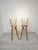 Pine Bar Stool with Backrest Wooden bar stools with a wooden backrest. The furniture is in good condition and suitable for...