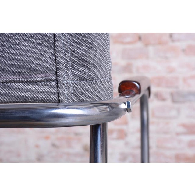 Bauhaus Czech Chrome Armchair by Marcel Breuer for Thonet, 1930s For Sale - Image 13 of 18