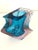 Blue Murano Glass Sculptural Vase in Light Blue and Purple from Alessandro Mandruzzato, 1960s For Sale - Image 8 of 12